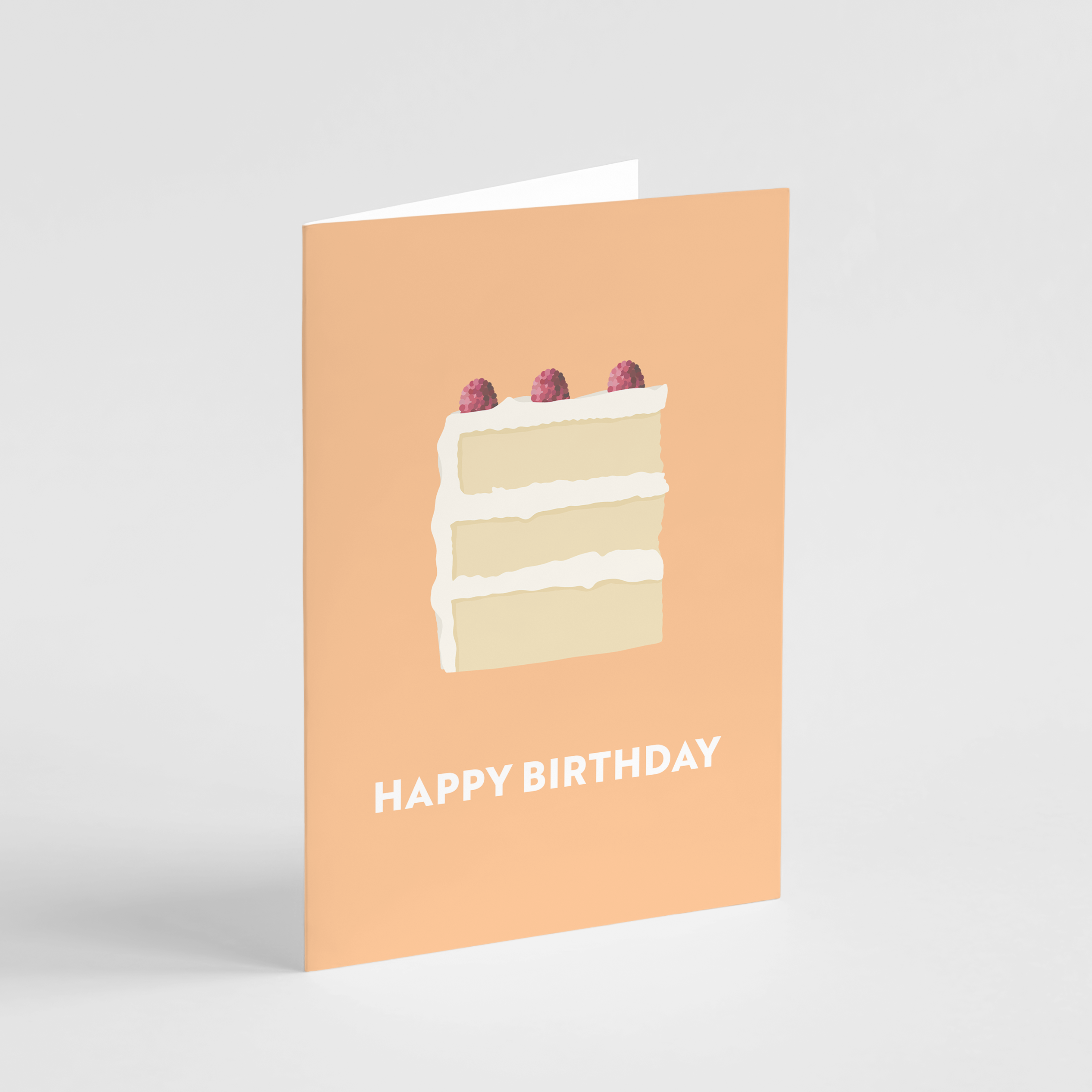 Happy Birthday Cake Card